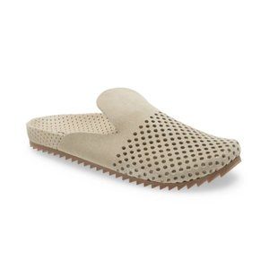 PEDRO GARCIA PERFORATED CLOSED-TOE CLOG SANDALS- Womens, Size 7.5